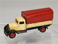 DINKY TOYS 25B COVERED WAGON - CREAM & RED