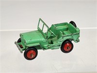 DINKY TOYS 25J JEEP - GREEN W/ RED HUBS