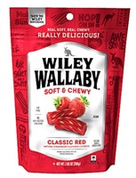 LOT OF 10 BAGS Wiley Wallaby Red Licorice Candy