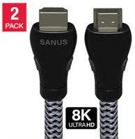 2pk SANUS 3 Meter 8K Ultra High-Speed HDMI 2.1
