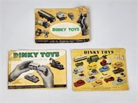 3) EARLY DINKY TOYS CATALOGS