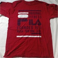 Fila Red T-Shirt - Sporty Style Statement