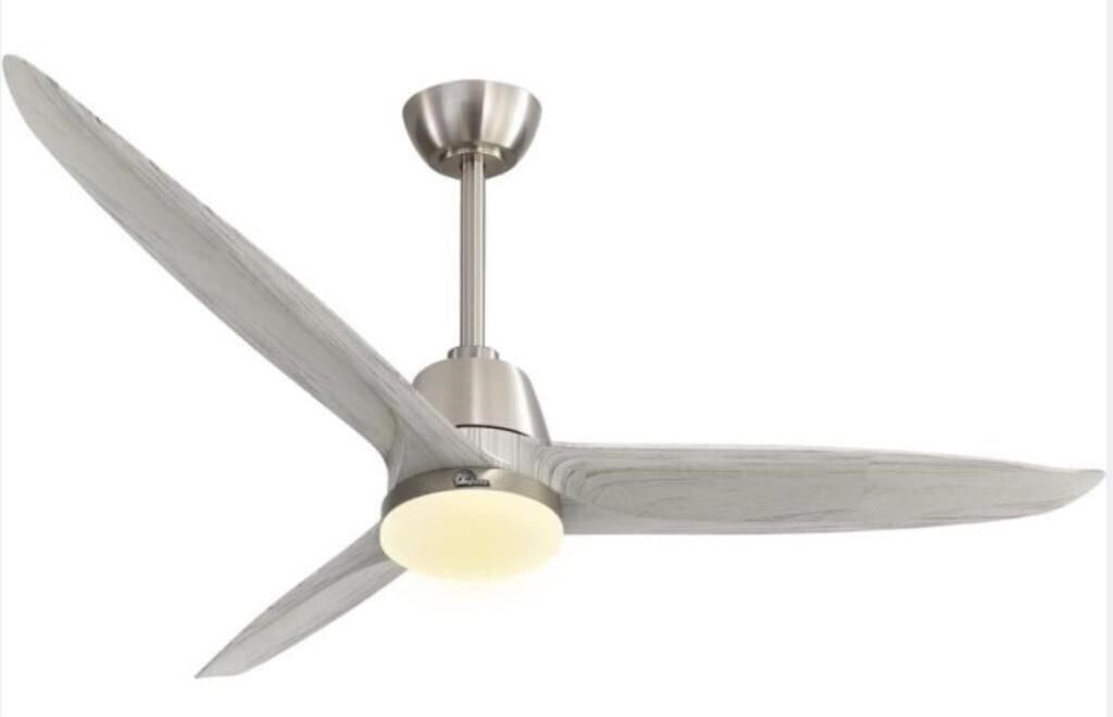 Sofucor Wood 56" Ceiling Fan w Lights Remote $240