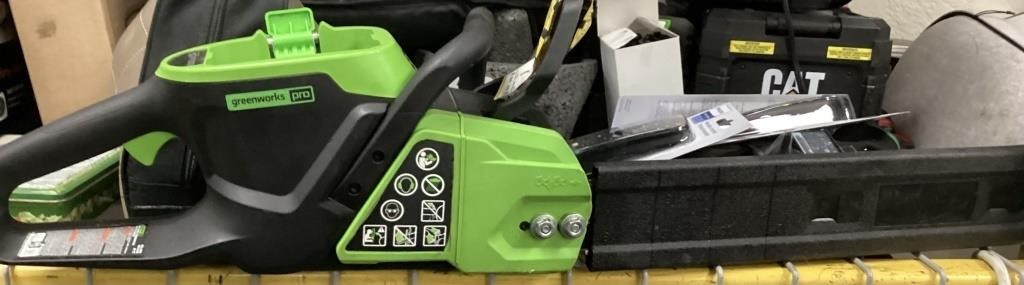 Greenworks Pro 80V 18in Chainsaw read