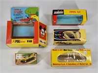 ASSORTMENT OF VINTAGE EMPTY BOXES - TEKNO, SOLIDO+