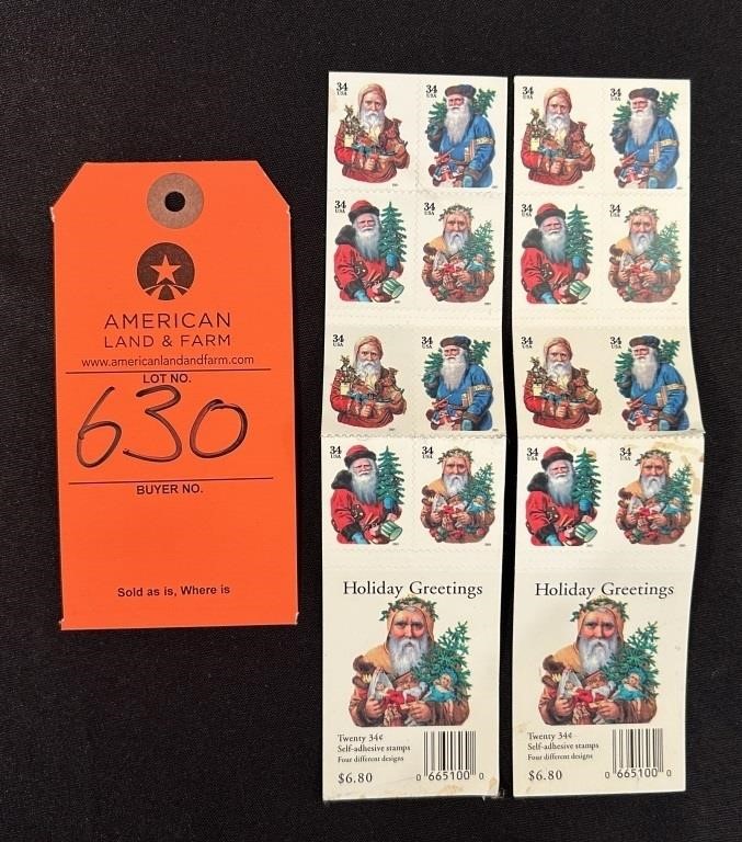 2001 .34 cent Christmas Christmas Stamps