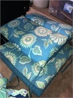 Pr of Patio Chair Cushions (Blue)