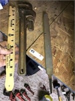 14" Pipe Wrench & File