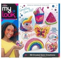My look 3D crystal gem creations