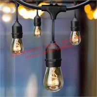 H.B. 12-Light 24’ Plug-In Edison Bulb String Light