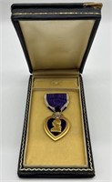 WWII Purple Heart Medal in Coffin Case