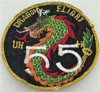Theater Made 55th AVN UH-1H Helicopter Patch