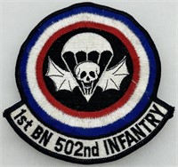 Large 1st Battalion 502d Infantry Patch