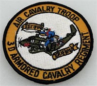 3rd ARMD. CAV REGT. Air CAV Troop Patch