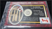 Canada's Historic 20th Century Five Cent Beaver Re