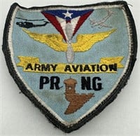 US Army AVN Puerto Rican NG Hook & Loop Patch