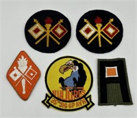 U.S. Army Signal Corps Cut-Edge SSI’s Patches