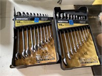 (2) 10-piece sets Bostitch combo wrench