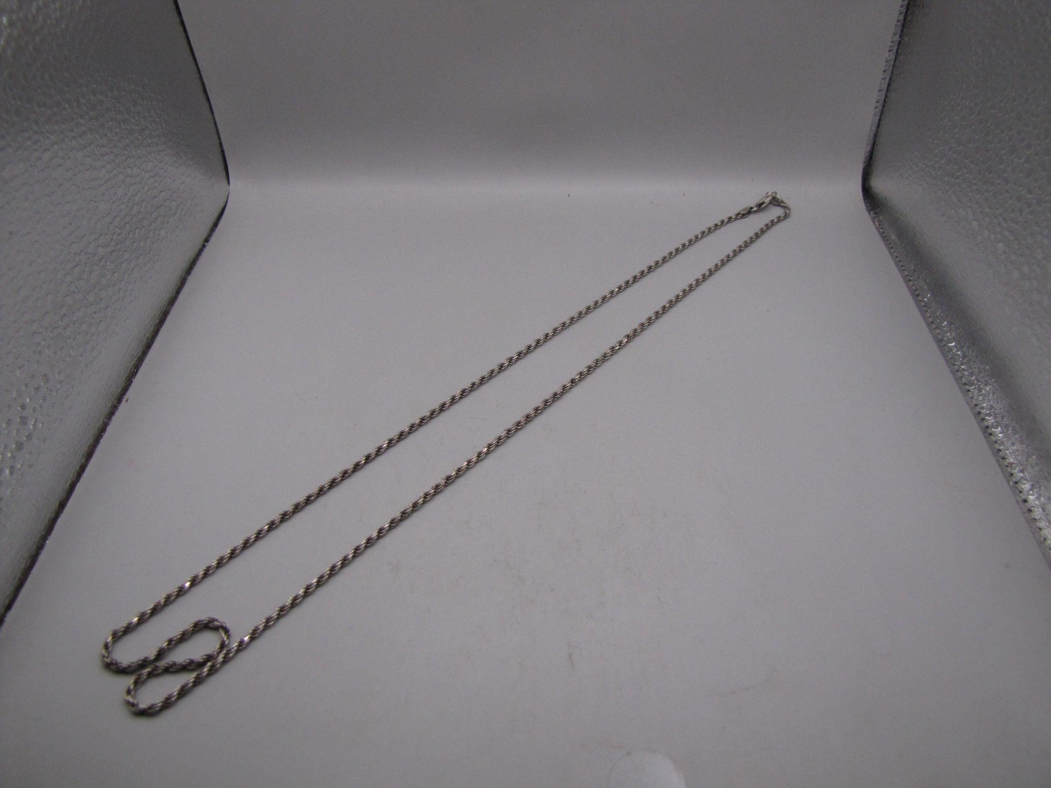 Pretty Sterling Silver Necklace