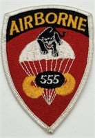555th Parachute INF. BN Triple Nickel Patch