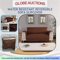 WATER RESISTANT REVERSIBLE SOFA SLIPCOVER