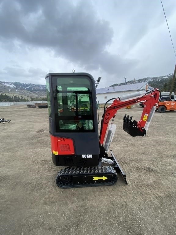 '24 VISEC VC13 Enclosed Mini Excavator