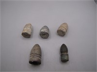 Lot of Dropped Antique Civil War Bullets