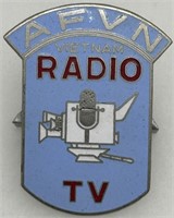 Armed Forces Radio TV Vietnam c/b Crest