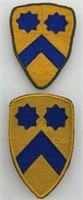U.S. Army 2d Cavalry Division Cut-Edge Patches