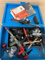 LOT OF VTG RC AIRPLANE MOTORS AND PARTS