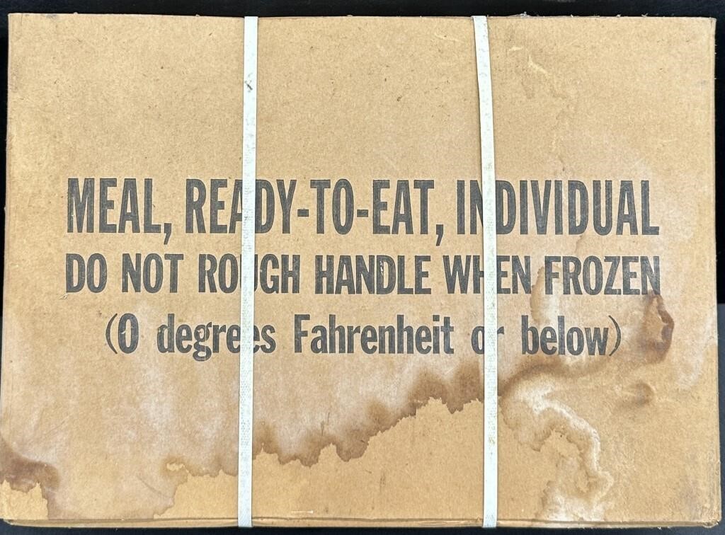U.S. Military Meal Ready-To-Eat MRE Case