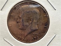 Bicentennial Kennedy half dollar