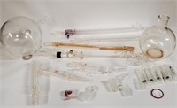 ASSORTED LAB GLASS