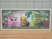 Joker Banknote, Cesar Julio Romero Jr