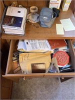 CONTENTS OF DRAWER AND COUNTER