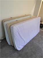 2 SINGLE BEDS AND BOX SPRINGS