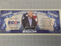 President Joe Biden Novelty Banknote