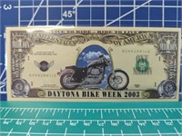 Daytona bike week 2003 banknote