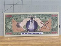 Baseball Banknote