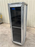 National cart full size rack enclosed on casters