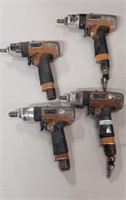 4 URYU T52 PNEUMATIC PULSE WRENCHES