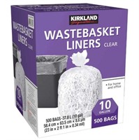 500-Pk Kirkland Signature 10 Gallons Wastebasket