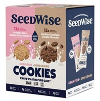 24-Pk Seedwise Grain Free Cookies, Double