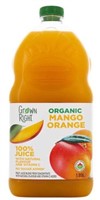 2-Pk Grown Right Organic Orange/Mango Juice,