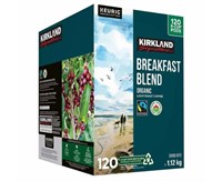 120-Pk Kirkland Signature Organic Breakfast Blend