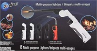 6-Pk X-Lite Multi-Purpose Lighters