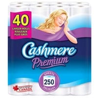 40-PK Cashmere Premium Soft & Thick Toilet Paper,