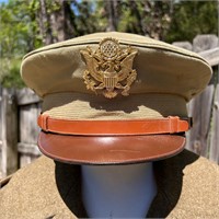 RARE 1940's WWII US Army Air Force Summer Visor