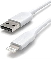 1' Amazon Basics ABS USB-A to Lightning Cable
