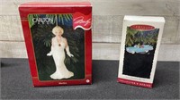 2 Vintage Collectible Christmas Ornaments In Boxes